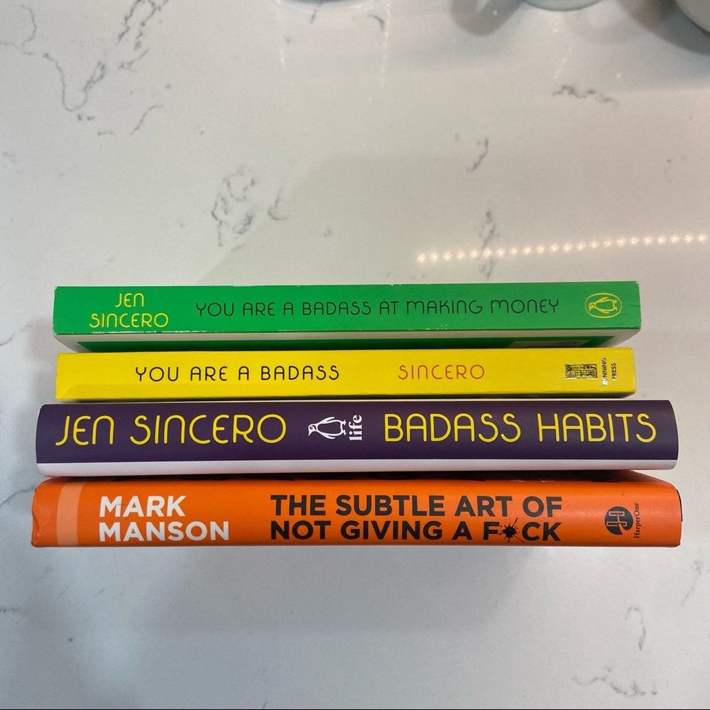 Self-Help/Motivation 4 Book Bundle (Jen Sincero & Mark Hanson)